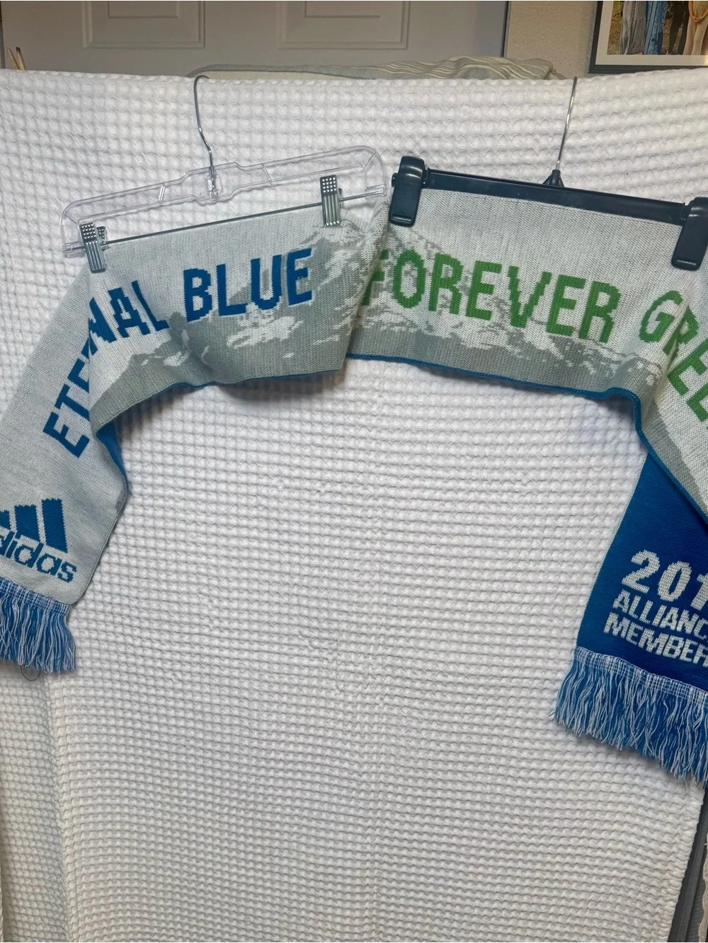 Adidas Seattle Sounders FC 2016 Alliance Member Scarf- 65 Inches